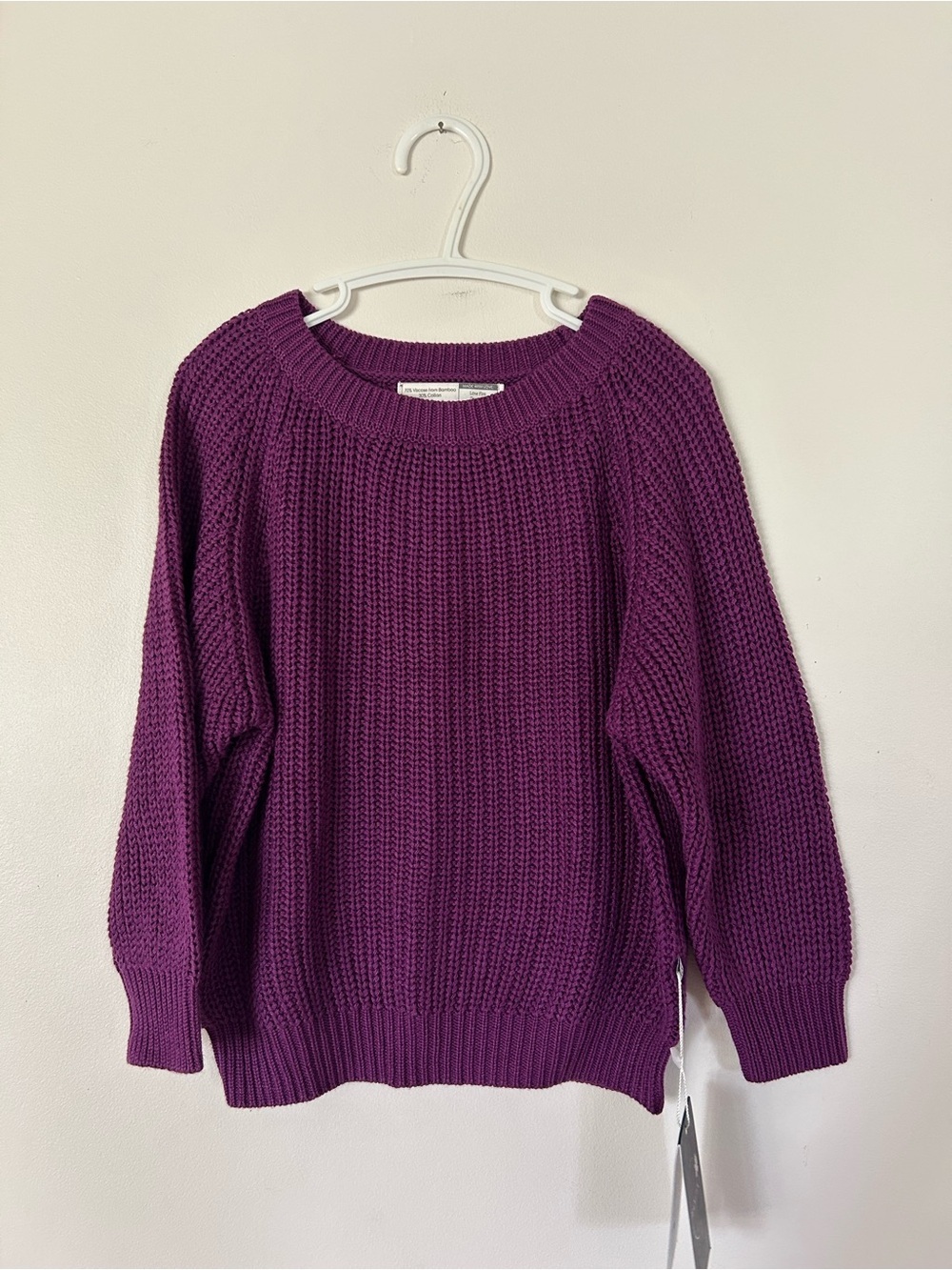 NWT Hanlyn Bamboo Knit Sweater Plum 4T